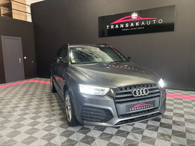 Audi Q3 2.0 TDI Ultra 150 ch Midnight Series Gris de 2018