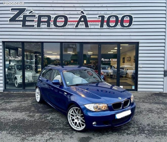 BMW Serie 1 120D 177CH PACK M BLEU LE MANS Bleu de 2010