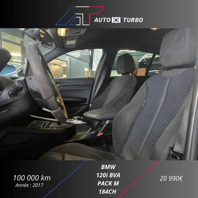 BMW Serie 1 (F21/F20) 120IA 184CH M SPORT 5P Noir de 2017