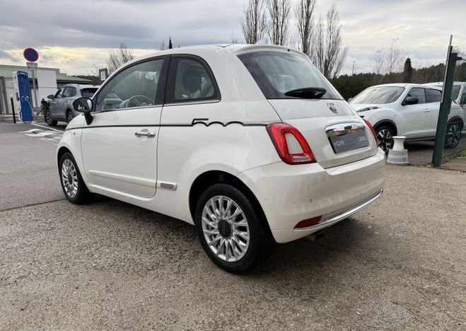 Fiat 500 0.9 8V TWINAIR 85CH S&S CLUB Blanc de 2017
