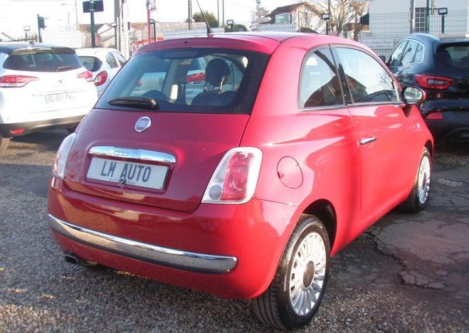 Fiat 500 II 1.2 8V 69 LOUNGE Rouge de 2010