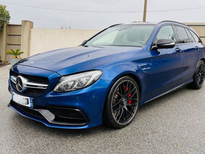 Mercedes Classe C C IV SW63 AMG S BVA7 BLEUE METALLISEE de 2018