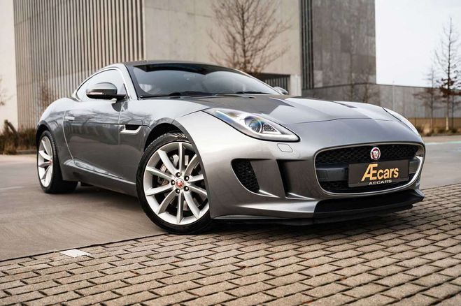Cliquer pour voir la photo suivante Jaguar F-Type - COUPÉ 3.0 V6 LUNAR GEY BELGIAN CAR Argent Métallisé de