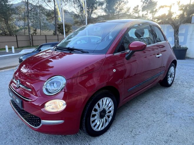 Fiat 500 1.2i - 69 - Dualogic Lounge ROUGE CLAIR de 2016