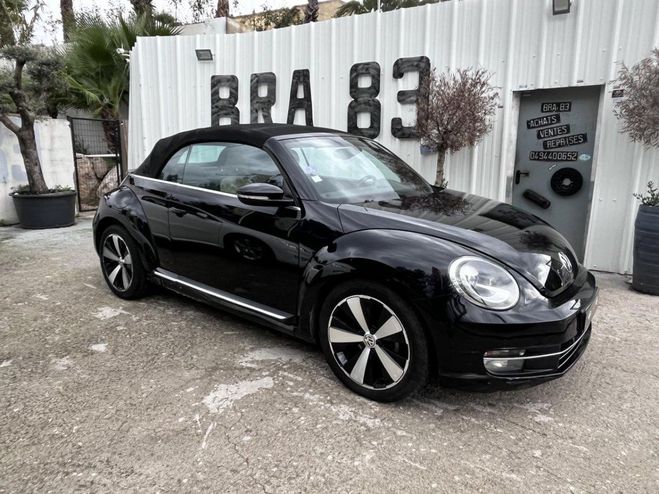 Cliquer pour voir la photo suivante Volkswagen Coccinelle NOUVELLE Cabriolet 1.2 16V TSI 105 -DSG NOIR de 2015