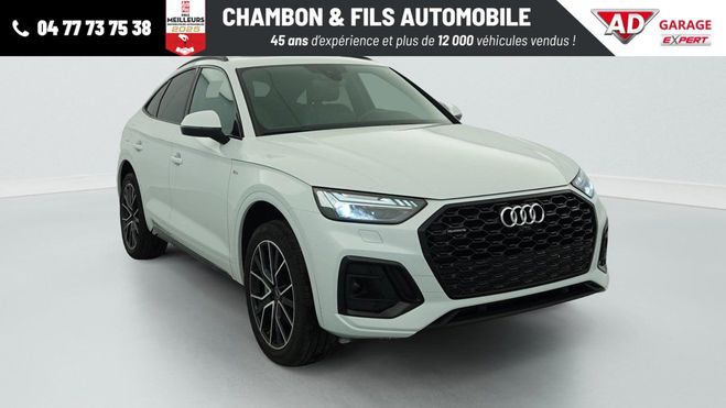 Audi Q5 Sportback 50 TFSIe 299 S tronic 7 Quattr Blanc de 2024