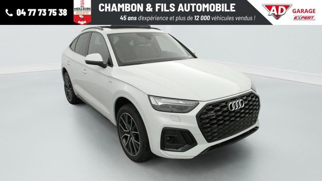 Audi Q5 Sportback 50 TFSIe 299 S tronic 7 Quattr Blanc de 2024