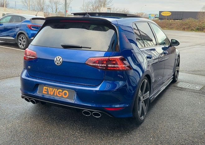 Volkswagen Golf r 2.0 tsi 300ch 4motion dsg6 cuir-carpla Bleu de 2016