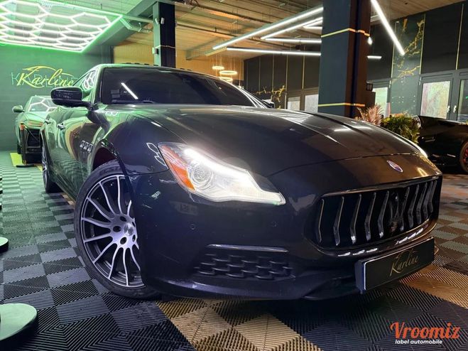 Maserati Quattroporte 3.0 430 cv BI-TURBO GRANSPORT S Q4 BVA - Noir de 2018