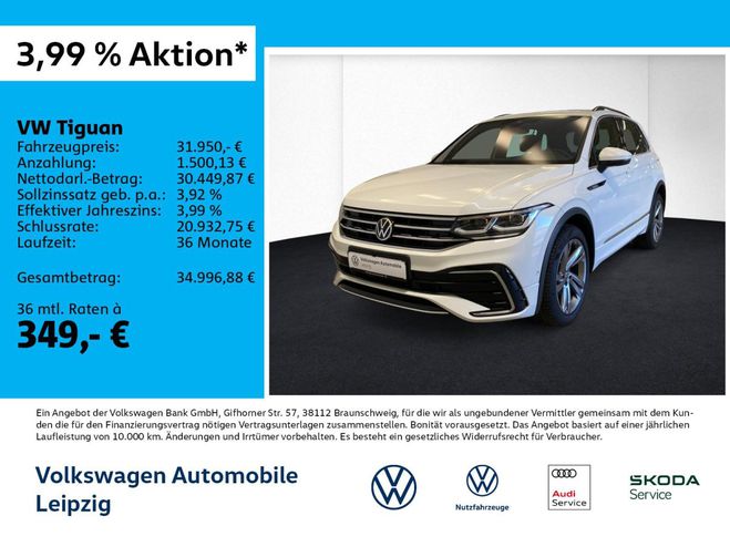 Volkswagen Tiguan 2.0 TDI R-Line 4M*IQ.LIGHT*AHK*Area View Blanc de 