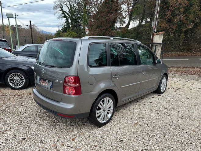 Volkswagen Touran 2.0 TDI 140 CARAT 7PL gris metal de 2007