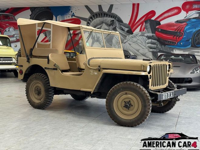 Jeep Willys MB 1942 - restaur� int�gralement Beige de 1960