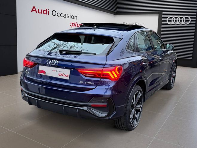 Audi Q3 Sportback 45 TFSIe 245 ch S tronic 6 S l BLEU de 2022