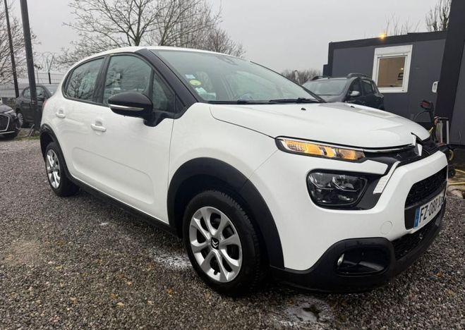 Citroen C3 BLUEHDI 100 S&S BVM6 FEEL 1 ERE MAIN Blanc de 2021