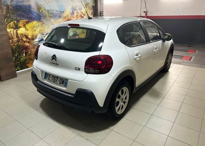 Citroen C3 1.2 PURETECH 82CH S&S FEEL BUSINESS R E6 Blanc de 2019