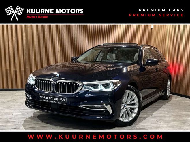 BMW Serie 5 Touring 520 dA Luxury Acc-Pano-Cam360-Hk Bleu M�tallis� de 