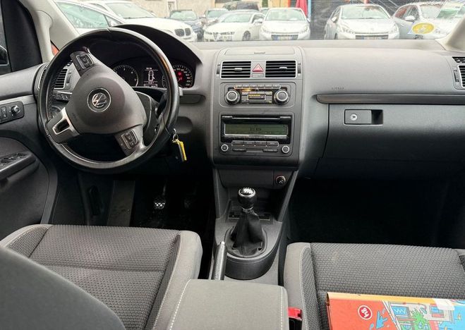 Volkswagen Touran 1.6 TDI 105CH FAP CONFORTLINE Noir de 2011