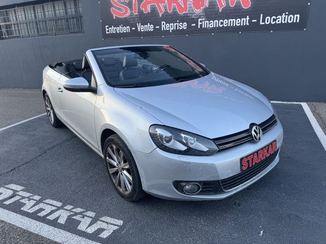 Volkswagen Golf VI CABRIOLET 1.4 TSI 160CH CARAT DSG7 Gris C de 2012
