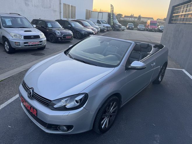 Volkswagen Golf VI CABRIOLET 1.4 TSI 160CH CARAT DSG7 Gris C de 2012