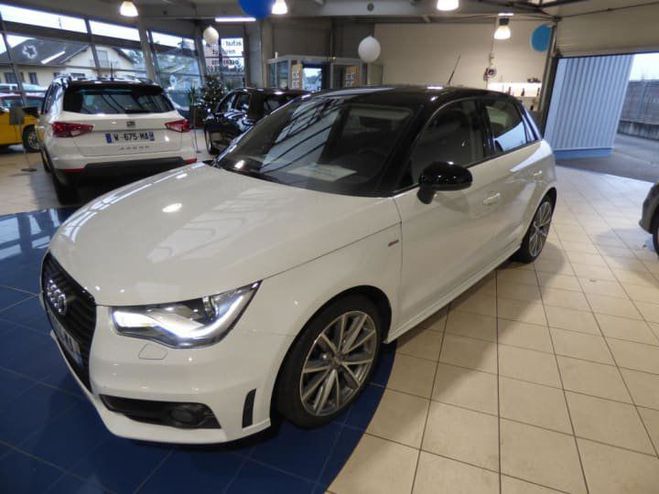 Audi A1 Sportback 1.4 TFSI 122 ch Admired-S line Blanc de 2014