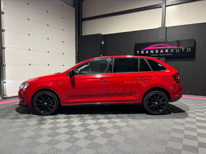 Skoda Rapid Spaceback 1.4 TDI 90 ch CR FAP GreenTec  Rouge de 2015
