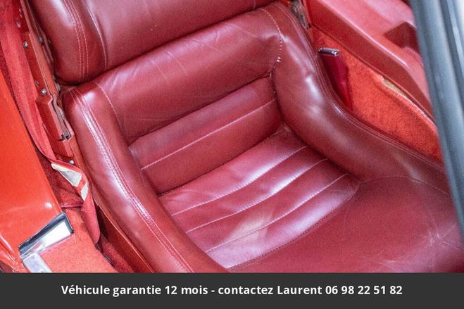Chevrolet Corvette C3 side pipe l81 v8 1981 tout compris Rouge de 1981