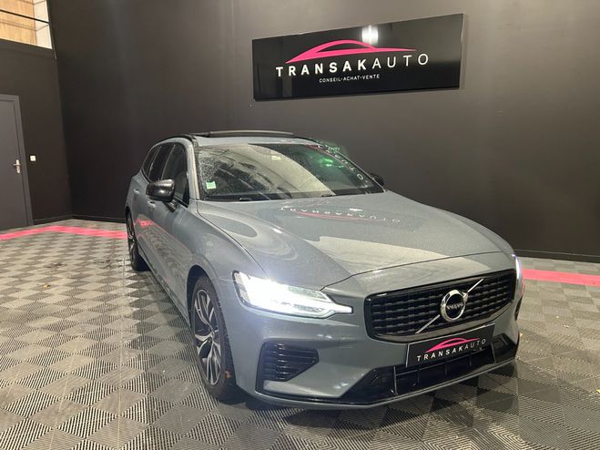 Volvo V60 T6 AWD Recharge 253 ch + 145 ch Geartron Gris de 2022