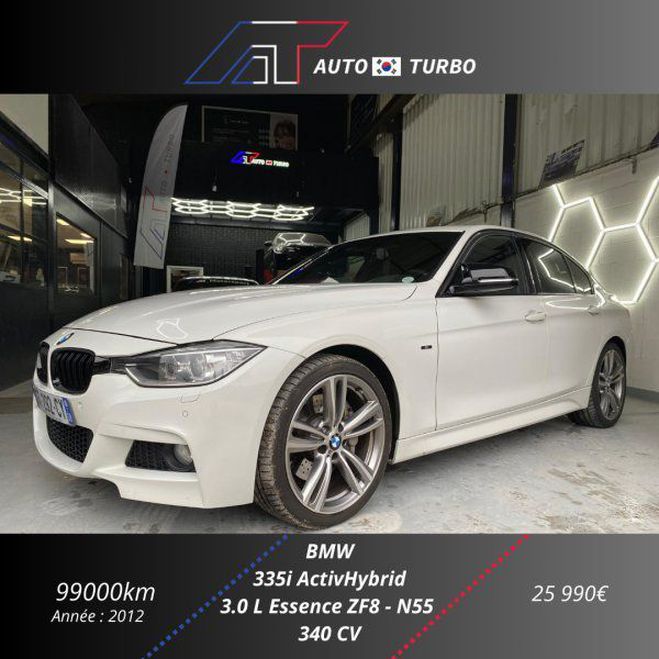 BMW Serie 3 (F30) ACTIVEHYBRID3 340CH M SPORT Inconn de 2012