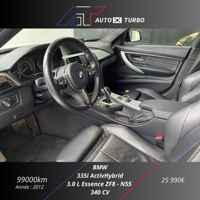 BMW Serie 3 (F30) ACTIVEHYBRID3 340CH M SPORT Inconn de 2012