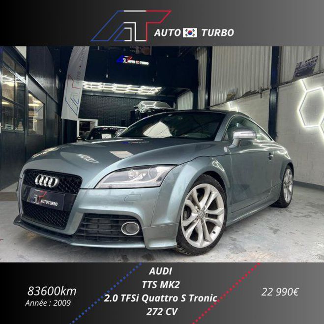 Audi TT S 2.0 TFSI 272CH QUATTRO S TRONIC 6 Noir de 2009