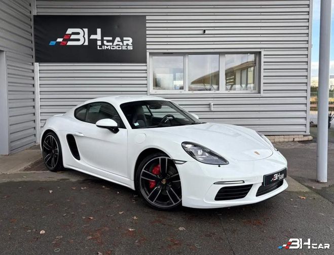 Porsche 718 Cayman S 2.5 350ch PDK Blanc de 2018