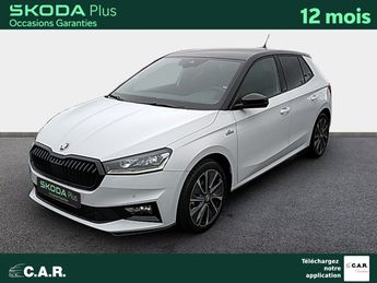  Voir d&eacute;tails -Skoda Fabia 1.0 TSI 95 ch BVM5 Monte-Carlo &agrave; Bayonne (64)