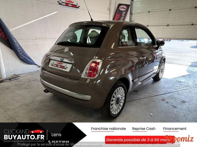 Fiat 500 1.2 69CV LOUNGE / CLIM MANUELLE / TOIT P Marron de 2008