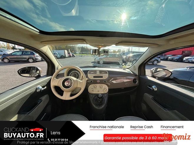 Fiat 500 1.2 69CV LOUNGE / CLIM MANUELLE / TOIT P Marron de 2008