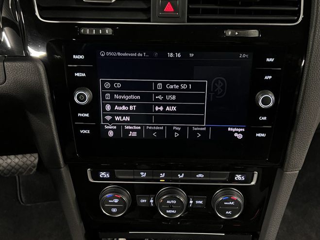 Volkswagen Golf 7 VII PHASE 2 CARAT 1.5 TSI EVO 150 Cv 1 Blanc de 2017