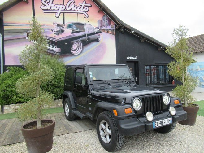 Jeep Wrangler 2.5L Sport 2001 ? 4x4 118 249 km Carte G Noir M�tallis� de 2001