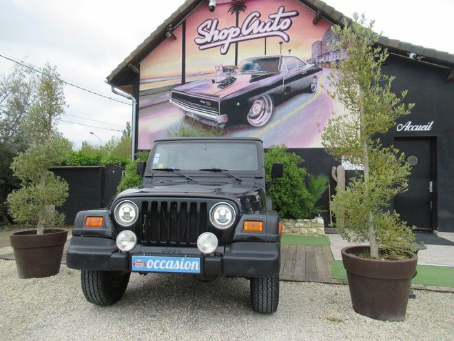 Jeep Wrangler 2.5L Sport 2001 ? 4x4 118 249 km Carte G Noir M�tallis� de 2001