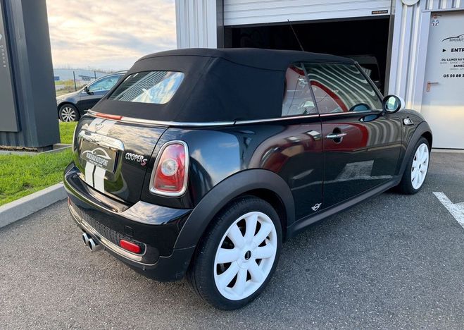 Mini One Cabrio Cooper S 175ch BVM6 Cabriolet Ent Noir de 2009