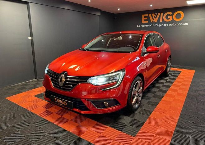 Renault Megane 1.3 TCE 140 ENERGY INTENS EDC BVA Rouge de 2018
