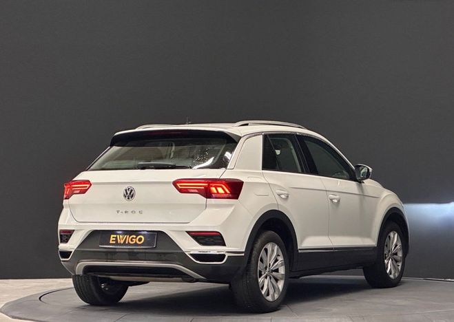 Volkswagen T Roc 1.5 tsi 150ch carat Blanc de 2019