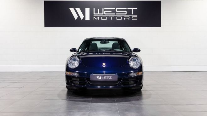 Porsche 911 TYPE 997 Targa 4S 3.8 355 BVM ? IMMAT FR Bleu de 2008