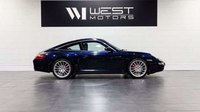 Porsche 911 TYPE 997 Targa 4S 3.8 355 BVM ? IMMAT FR Bleu de 2008