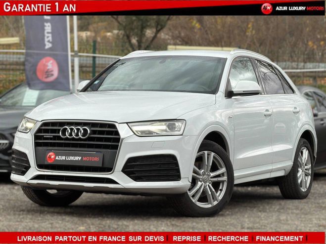 Audi Q3 2.0 TDI 184ch S line quattro S tronic 7 BLANC de 2018