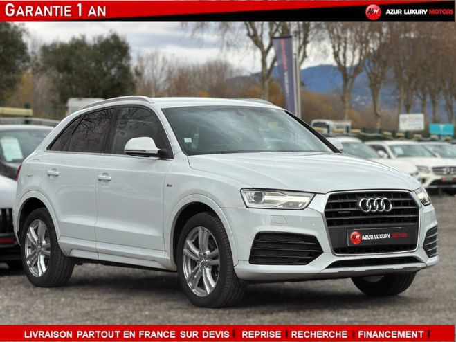 Audi Q3 2.0 TDI 184ch S line quattro S tronic 7 BLANC de 2018