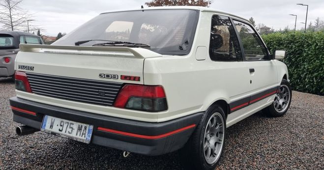 Peugeot 309 Gti 130 79850 km Blanc de 1991