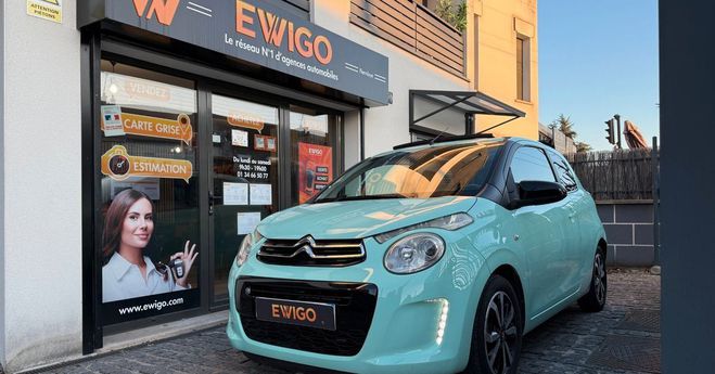 Citroen C1 1.2 cabriolet 82 ch airscape shine Vert de 2017