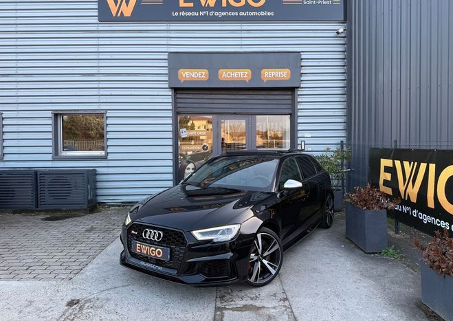 Audi RS3 400ch daza- 2nd main- b&o- toit ouvrant- Noir de 2019