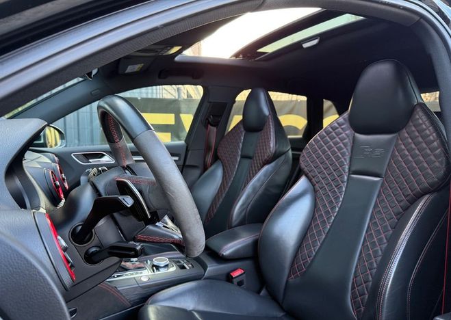 Audi RS3 400ch daza- 2nd main- b&o- toit ouvrant- Noir de 2019