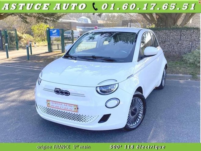 Fiat 500 500e ELECTRIC 120 58PPM 42KWH AUTONOMIE- Blanc de 2021