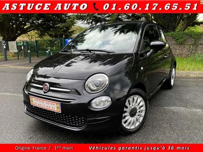 Fiat 500 1.2 70 LOUNGE Noir de 2018